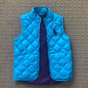 Ralph Lauren Big Pony Girls Puffy Vest size 6X